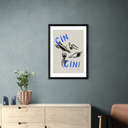 East End Prints Cin Cin Print by SimplyExtraJordanary - thumbnail 1
