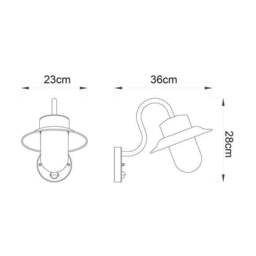 Vogue Windermere Outdoor PIR Wall Light - thumbnail 6
