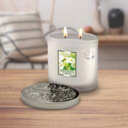 Heart and Home Ellipse White Jasmine & Freesia Multi Wick Candle - thumbnail 1