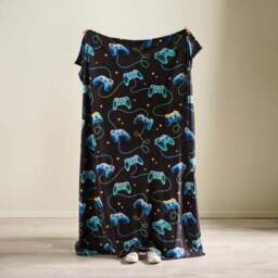 Catherine Lansfield Gamer Throw Blanket 130cm x 170cm - thumbnail 3