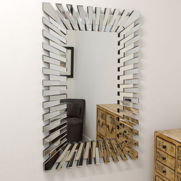 Starburst Rectangle Wall Mirror - image 1