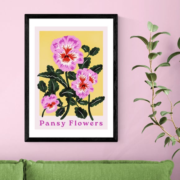 East End Prints Pansy Flowers Print - image 1