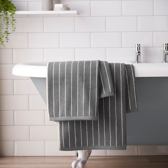 Narrow Stripe Yarn Dye Cotton Towel - image 1