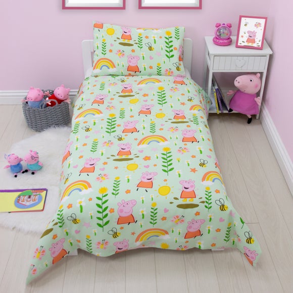 Peppa Pig Duvet Cover Pillowcase Set by Dunelm