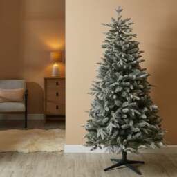 6ft Blue Snowy Spruce Christmas Tree - thumbnail 1