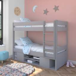 Uno Bunk Bed With Under Bed Storage Pine - thumbnail 1