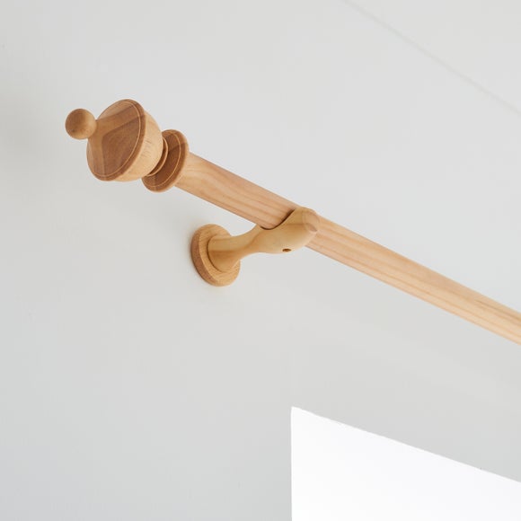Sherwood Urn Wood Curtain Pole - image 1