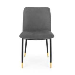 Delaunay Set of 2 Dining Chairs, Velvet - thumbnail 3