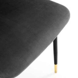 Delaunay Set of 2 Dining Chairs, Velvet - thumbnail 5