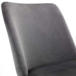 Delaunay Set of 2 Dining Chairs, Velvet - thumbnail 4