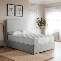 Luxury Chenille Divan Base - thumbnail 1