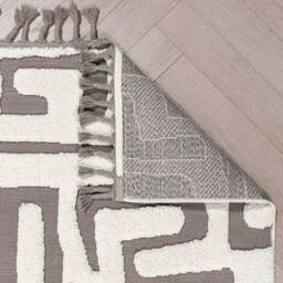 Madu Abstract Tasselled Rug - thumbnail 3