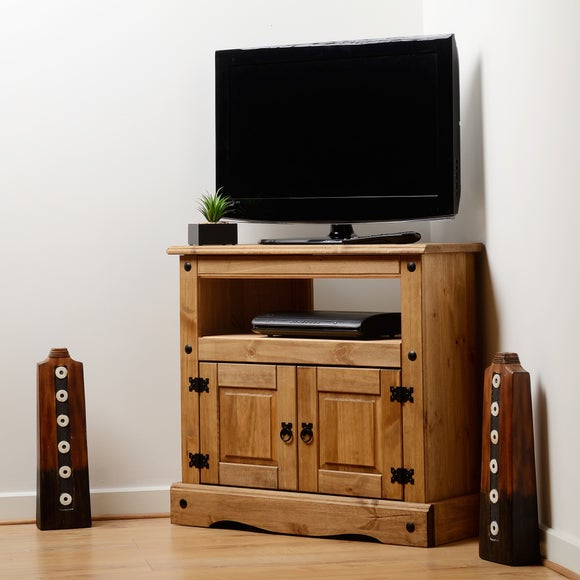 "Corona Corner TV Unit, Pine for TVs up to 38""" - image 1
