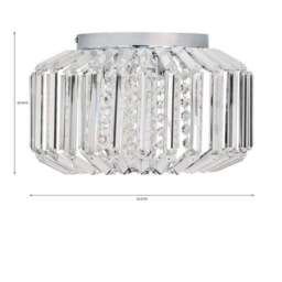 Chantilly Jewel Flush Ceiling Light - thumbnail 6