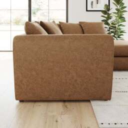 Blake Arizona Faux Leather Corner Chaise Sofa - thumbnail 2