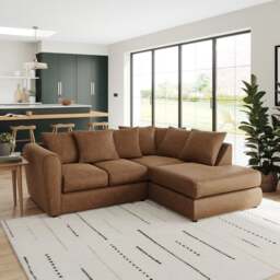 Blake Arizona Faux Leather Corner Chaise Sofa