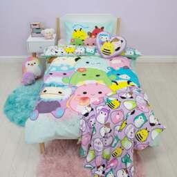 Squishmallows Flash Reversible Single Duvet Cover & Pillowcase Set - thumbnail 1