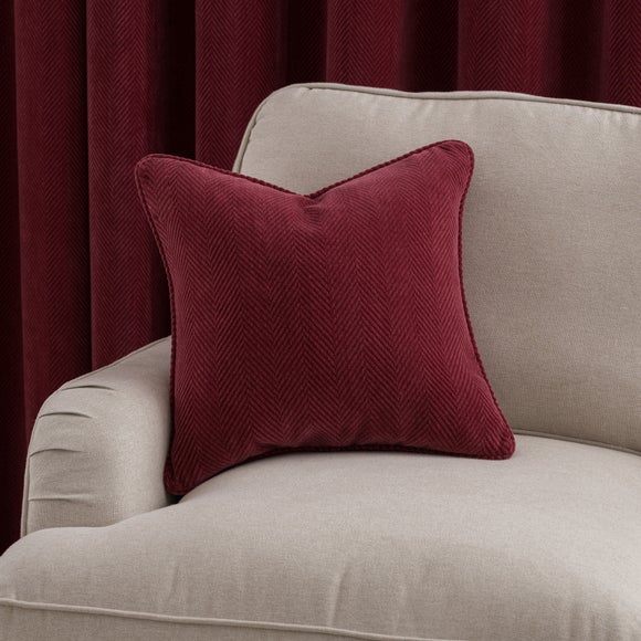 Soft Chenille Herringbone Cushion - image 1