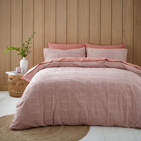 Alda Textured Duvet Cover and Pillowcase Set - image 1