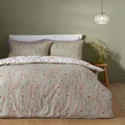 Catherine Lanfield Grasmere Floral 100% Brushed Cotton Duvet Cover & Pillowcase Set - thumbnail 3