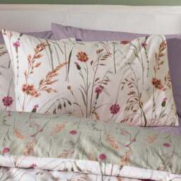 Catherine Lanfield Grasmere Floral 100% Brushed Cotton Duvet Cover & Pillowcase Set - thumbnail 2