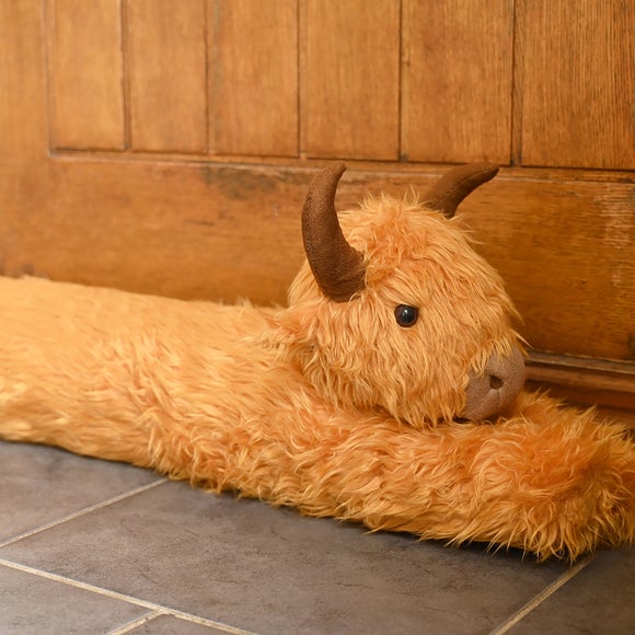 Country Living Highland Cow Draught Excluder - image 1