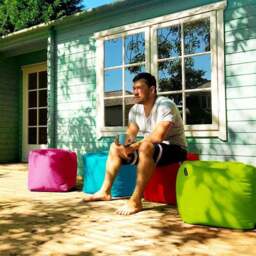 rucomfy Cube Indoor Outdoor Bean Bag Cube - thumbnail 4