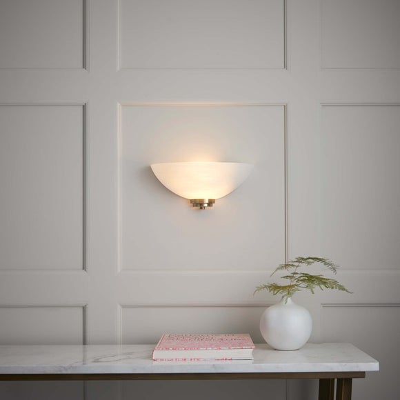Vogue Welles Frosted Glass Wall Light - image 1