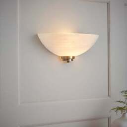 Vogue Welles Frosted Glass Wall Light - thumbnail 4