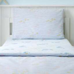 Little Whales 100% Cotton Duvet Cover & Pillowcase Set - thumbnail 4