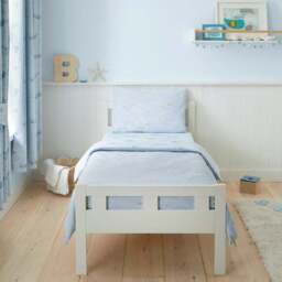Little Whales 100% Cotton Duvet Cover & Pillowcase Set - thumbnail 2
