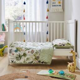 Safari Cot Bed Coverless Duvet and Pillowcase by Dunelm
