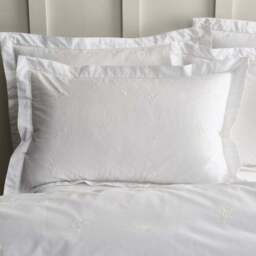 Bianca Lottie Embroidery 100% Cotton Duvet Cover & Pillowcase Set - thumbnail 2