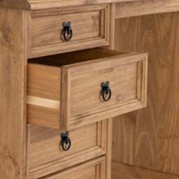 Corona 4 Drawer Dressing Table, Pine - thumbnail 4