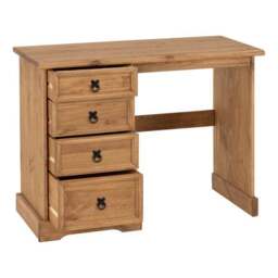 Corona 4 Drawer Dressing Table, Pine - thumbnail 2
