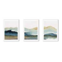 East End Prints Set of 3 Blue Ink Prints - thumbnail 2