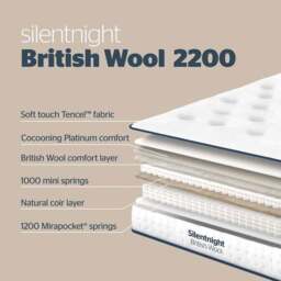 Silentnight Wool Naturals 2200 Pocket Mattress - thumbnail 6