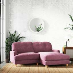 Martha Vintage Chenille Corner Chaise Sofa - thumbnail 2