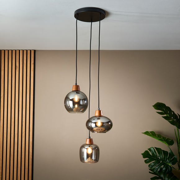 Bowen Industrial 3 Light Adjustable Cluster Ceiling Light - image 1