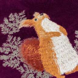 Furn. Pineberry Forest Piped Square Cushion - thumbnail 4