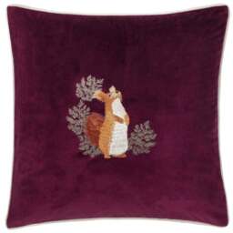 Furn. Pineberry Forest Piped Square Cushion