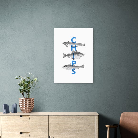 East End Prints Fish and Chips Print by Rocket Jack - image 1