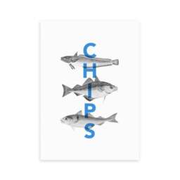 East End Prints Fish and Chips Print by Rocket Jack - thumbnail 2