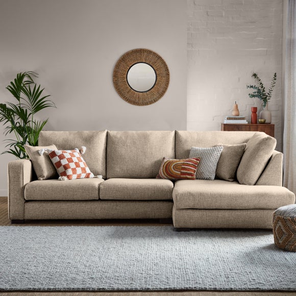 Carson Deep Sit Chunky Multi Weave Corner Sofa - image 1
