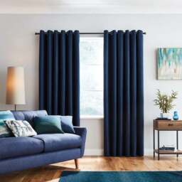 Solar Blackout Eyelet Curtains - thumbnail 2