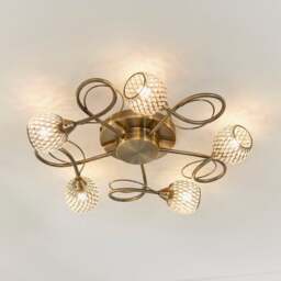 Vogue Malden 5 Light Semi Flush Ceiling Light - thumbnail 1