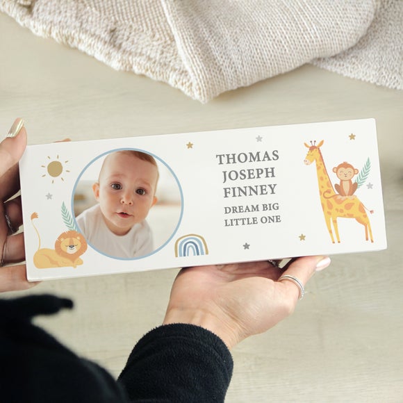 Personalised Photo Wooden Nursery Ornament - image 1