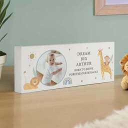 Personalised Photo Wooden Nursery Ornament - thumbnail 3
