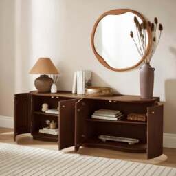 Tarla Extra Wide Sideboard, Mango Wood - thumbnail 3
