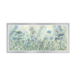 Artko Powder Blue Flowers by Catherine J Stephenson Framed Print - thumbnail 3